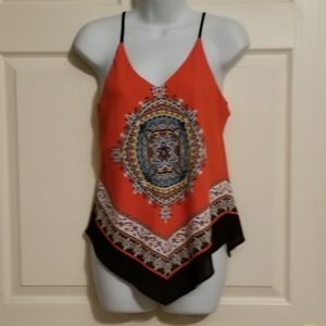 NWT Handkerchief Crepe Tank